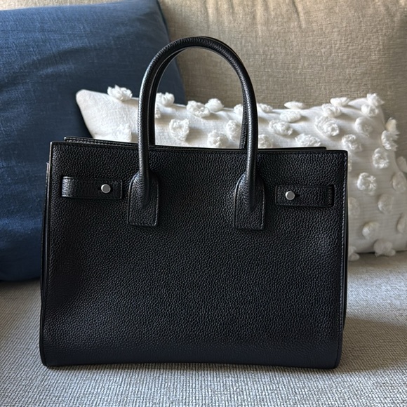 Authentic YSL Baby Sac De Jour Grained Supple Souple Black Barely Used - Picture 3 of 10